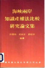 海峡两岸知识产权法比较研究论文集