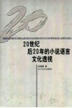 20世纪后20年的小说语言文化透视