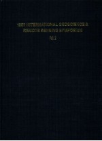 1987 IEEE INTERNATIONAL GEOSCIENCE & REMOTE SENSING SYMPOSIUM