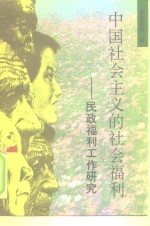 中国社会主义的社会福利  民政福利工作研究