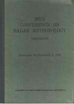 20TH CONFERENCE ON RADAR METEOROLOGY