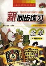 义务教育课程标准实验教科书  新同步练习  数学  九年级  全1册  适用于浙教版新教材