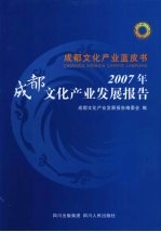 2007年成都文化产业发展报告