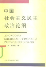 中国社会主义民主政治论纲