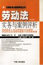 劳动法实务与案例评析  根据最高人民法院最新司法解释、劳动和社会保障部最新行政规章编撰  第2版