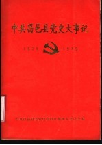 中共昌邑县党史大事记  1925-1949