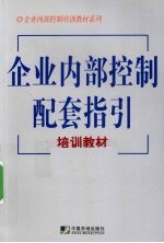 企业内部控制配套指引培训教材