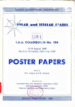 POSTER PAPERS