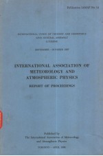 INTERNATIONAL ASSOCIATION OF METEOROLOGY AND ATMOSPHERIC PHYSICS