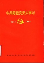 中共阳信党史大事记  1933年5月-1949年10月