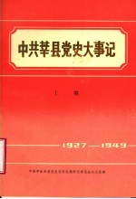 中共莘县党史大事记  上编  1927-1949