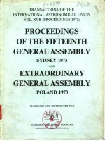 PROCEEDINGS OF THE FIFTEENTH GENERAL ASSEMBLY SYDNEY 1973 AND EXTRAORDINARY GENERAL ASSEMBLY POLAND 