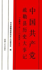 中国共产党疏勒县历史大事记  1949.10-1996.12