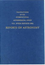 REPORTS ON ASTRONOMY