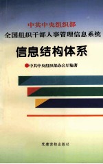 中共中央组织部全国组织干部人事管理信息系统信息结构体系