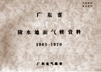 广东省陵水地面气候资料  1961－1970