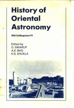 History of Oriental Astronomy