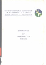 SUMMARIES OF CONTRIBUTED PAPERS