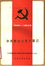 中共博山党史大事记  1921年7月至1949年9月