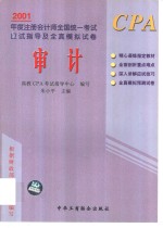 2001年度注册会计师全国统一考试应试指导及全真模拟试卷  审计