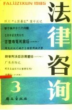 法律咨询集刊3