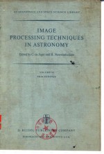 IMAGE PROCESSING TECHNIQUES IN ASTRONOMY