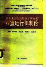 双重运行机制论  社会主义政治经济学再探索