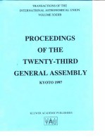 PROCEEDINGS OF THE TWENTY-THIRD GENERAL ASSEMBLY (KYOTO 1997)