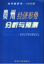 贵州经济形势分析与预测  2006年版