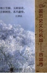 吉林市文史资料  第17辑  中国历史文化名城：吉林市