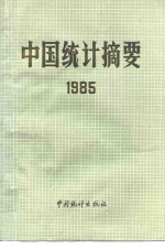 中国统计摘要  1985