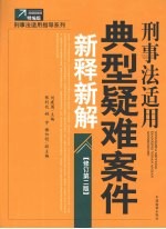 刑事法适用典型疑难案件新释新解  修订第二版