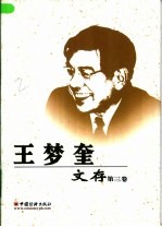 王梦奎文存  第3卷  论文  1992-2000年