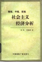 微观、中观、宏观社会主义经济分析