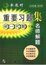 名师解题  初一代数  下