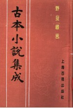 古本小说集成  野叟曝言  第4册