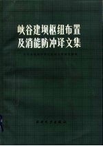 峡谷建坝枢纽布置及消能防冲译文集