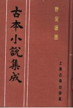 古本小说集成  野叟曝言  第6册