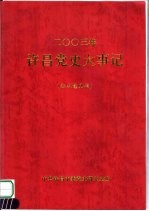 2003年许昌党史大事记  征求意见稿