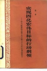 实现四化宏伟目标的行动纲领  学习赵紫阳总理《关于第六个五年计划的报告》