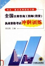 全国注册咨询工程师  投资  执业资格考试冲刺训练  考点·重点及典型练习题