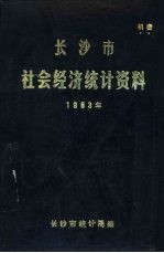 长沙市社会经济统计资料  1983年