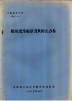 专题情报资料  煤炭爆炸的原因及防止办法