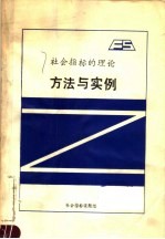 社会指标的理论方法与实例