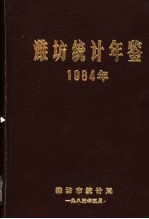 潍坊统计年鉴  1984