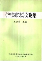 《辛集市志》文论集