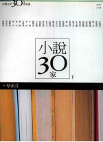 小说30家  下  台湾文学30年菁英选  1978-2008