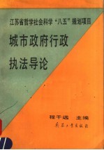 城市政府行政执法导论