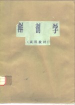 解剖学  试用教材