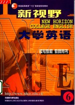 新视野大学英语  读写教程  教师用书  6
